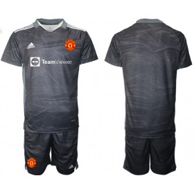 Camisolas de futebol Manchester United Guarda Redes Criança Equipamento Alternativa 2021/22 Manga Curta
